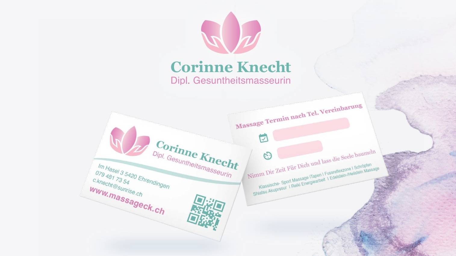 Corinne – Visitenkartendesign