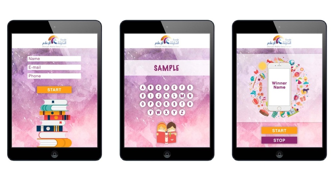 Sharjah's Reading Festival – Interaktives Game-UI-Design